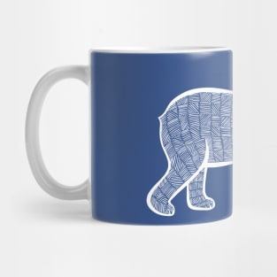 Polar Bear - hand drawn animal design for polar bear lover Mug